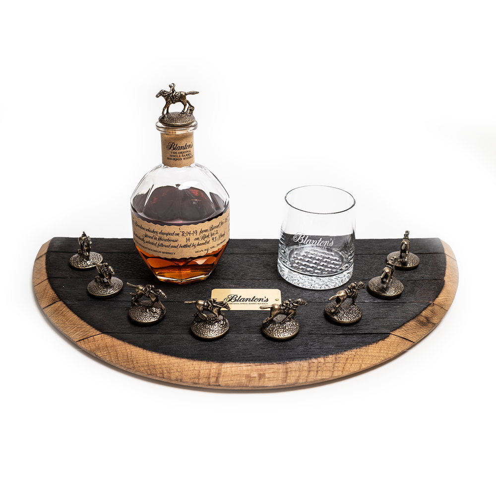 Blanton's Bourbon Half Barrel Head Stopper Display