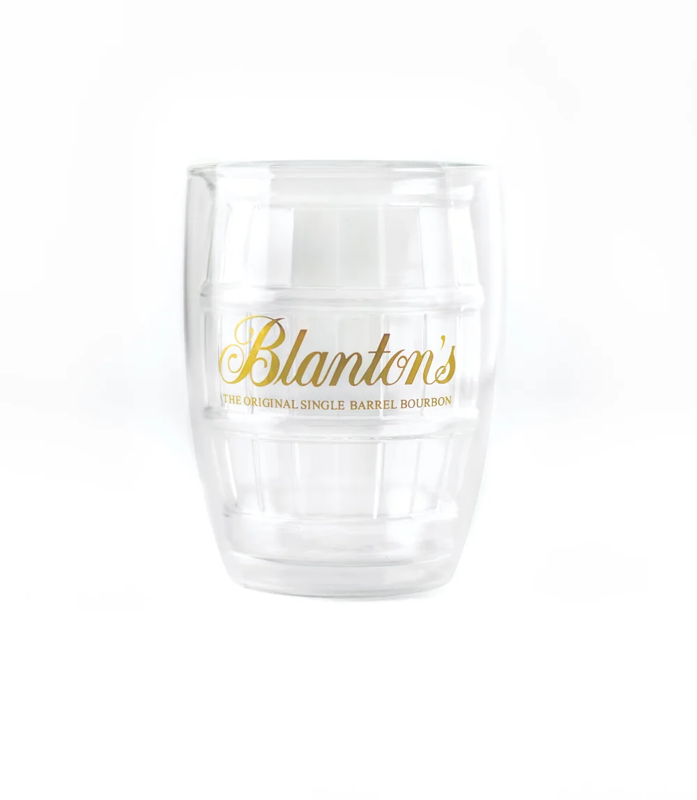Blanton's Double Glass Wall Barrel Glass